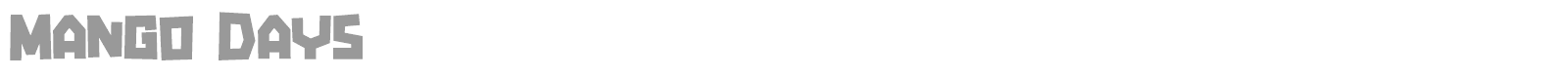 Mango Days font preview